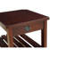 Table d'appoint Wasaki avec finition espresso et USB