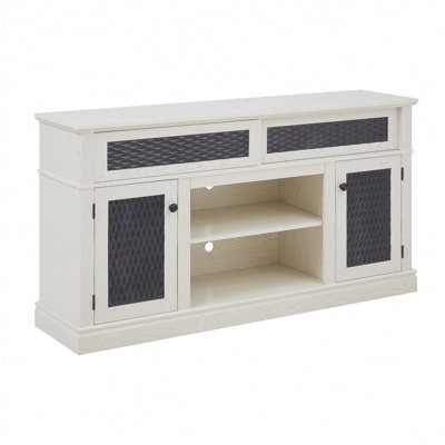 Meuble télé avec porte coulissante pour salon et chambre à coucher
