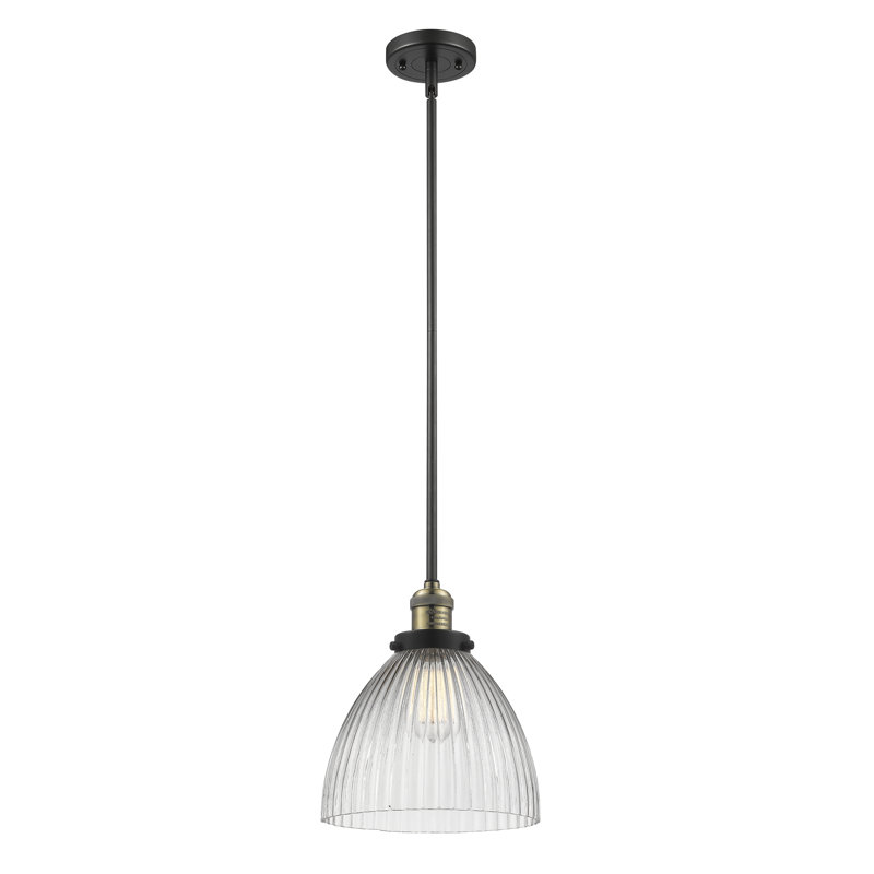 Montrose 1 - Light Single Pendant, No Bulb Included, Matte Black