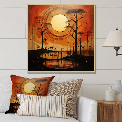 African Savannah Serenade IV sur toile