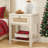 Bhairavi 23.6'' Tall  White Wicker Nightstands (Set of 2)