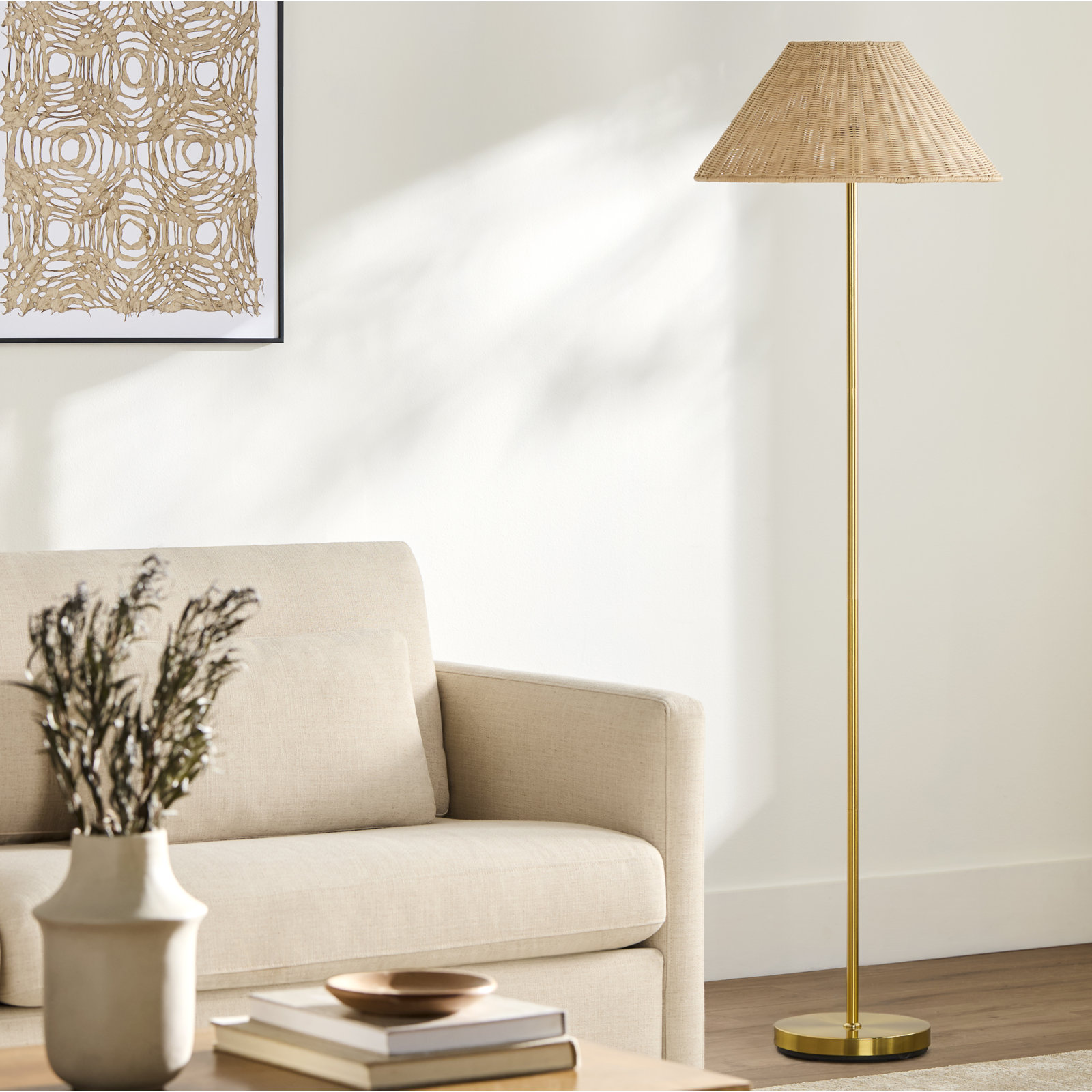 64" Dimmable Floor Lamp