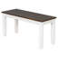 Ensemble de table de salle à manger 6 pièces avec 4 chaises et un banc