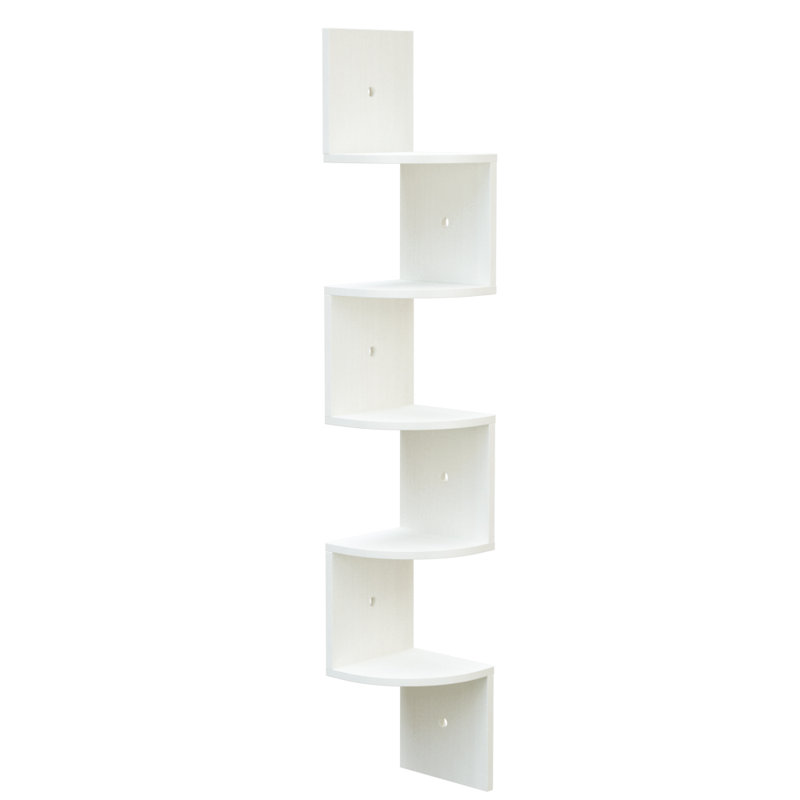 Audrienna 122cm H x 19.5cm W Corner Bookcase