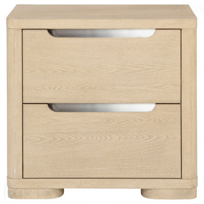 2-Drawer Nightstand, Bedside Table