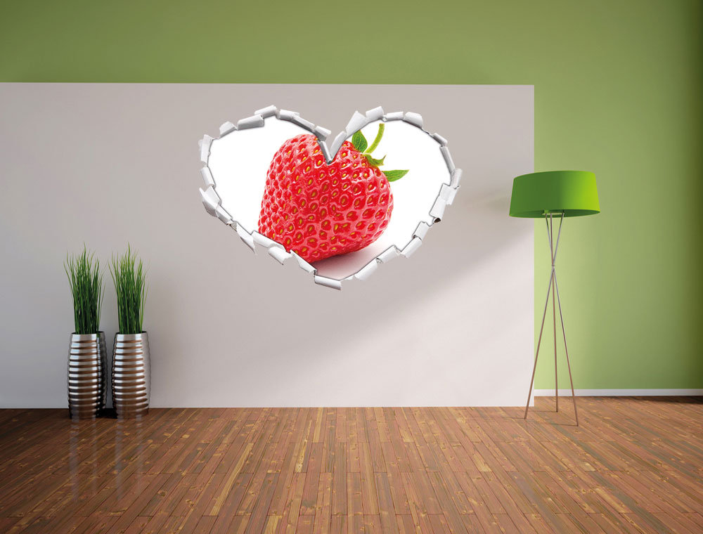 Wandtattoo Erdbeere Strawberry Obst