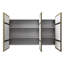 Three Door Steel Frame Square Shape Medicine Cabinet-842421639