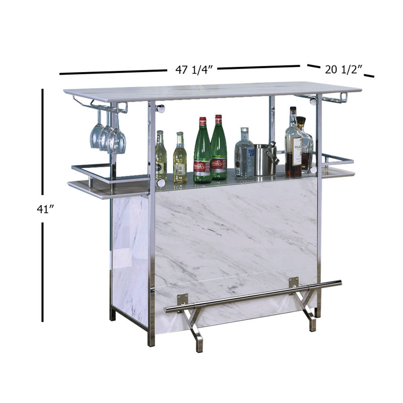 Krishal Metal Bar Cart