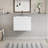 Space-Saving Wall-Mounted Bathroom Vanity With Durable Sink And Ample Storage