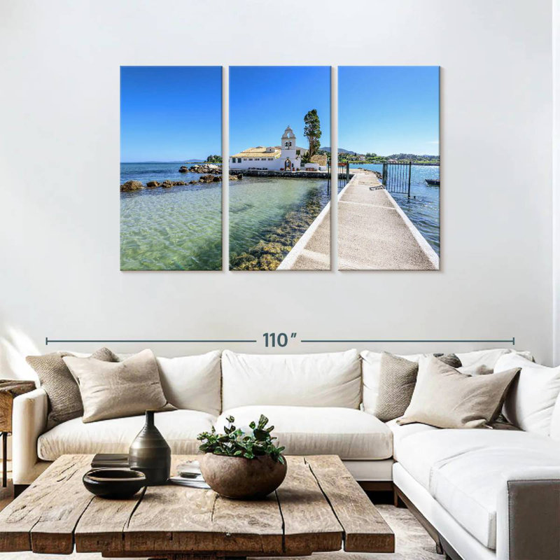Path To Vlacherna Monastery, 48" H x 74" W