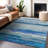 Machine Washable Indoor/Outdoor Christain ACN1282 Blue Rug-109532109