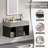 Chiverton Bathroom Vanity Set 35.4" Modern Floating Wall-Mounted Vanity with Sintered Stone Undermount Sink-1958656419-1958656418