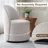 Upholstered Fully Assembled Swivel Dining Chair-535030084