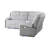 Bruni Grey Sectional With LED
