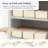 Drawer Organizer For Clothes - Underwear, Socks, Bras, Ties, And Belts Storage Box With Open Design, Side Insert Cardboard, Set Of 6 For Dresser And Wardrobe Organization-1759784908