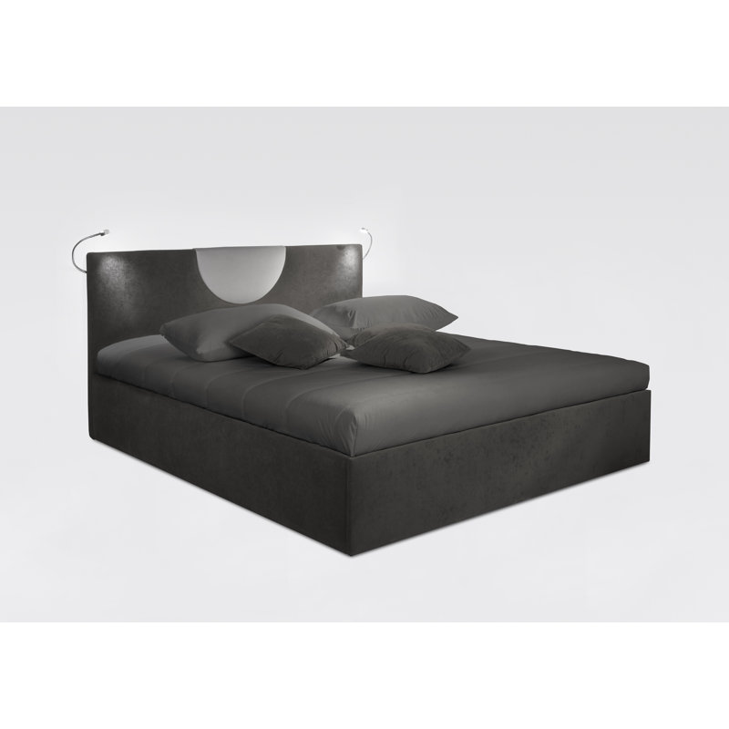 Heidelberg Polyester Solid Colour Bedspread, 100 x 200 cm, Black 