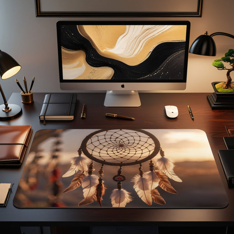 Polyester Desk Pad, 14.4x12.1