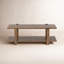  Table basse à 2 tablettes en bois Larraine-1504875133