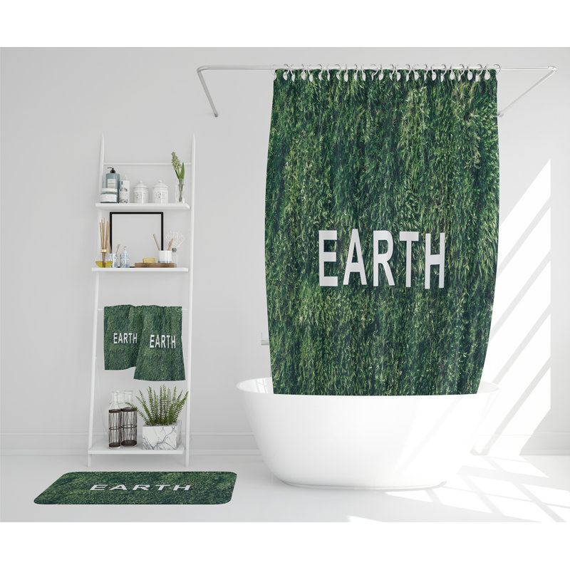 Nashan Polyester Shower Curtain Set