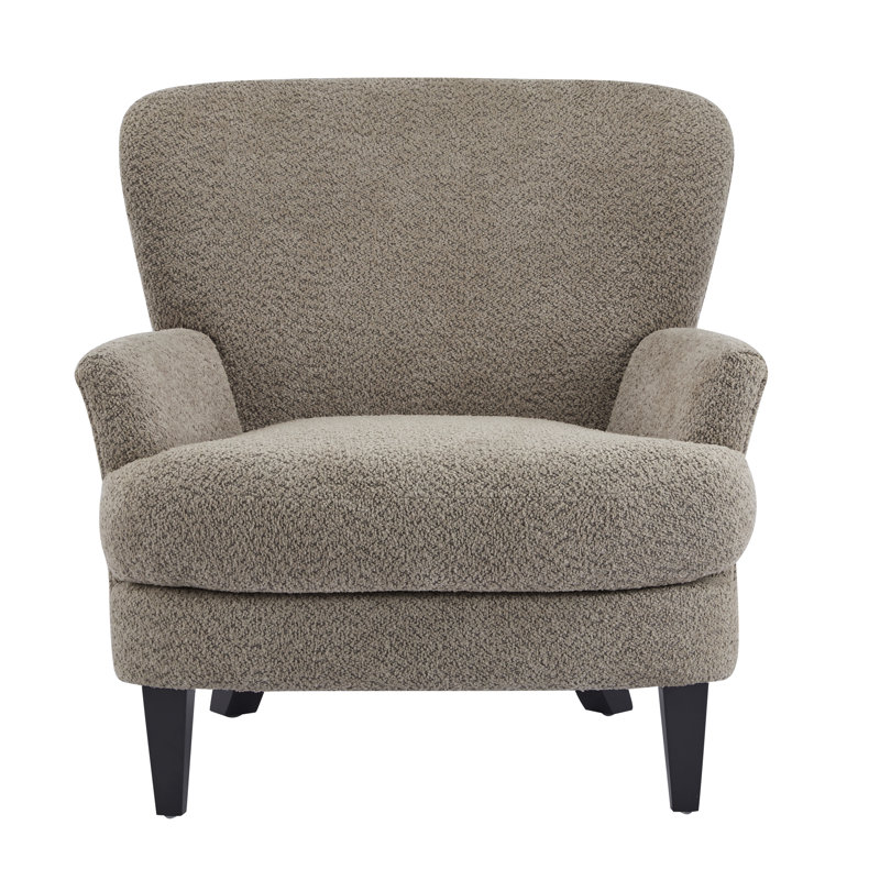 Fauteuil club rembourré Gerald Boucle