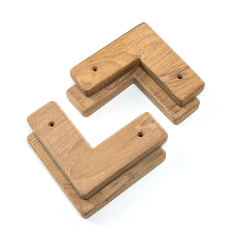 Gayle 4.5'' W Solid Wood Storage Rack
