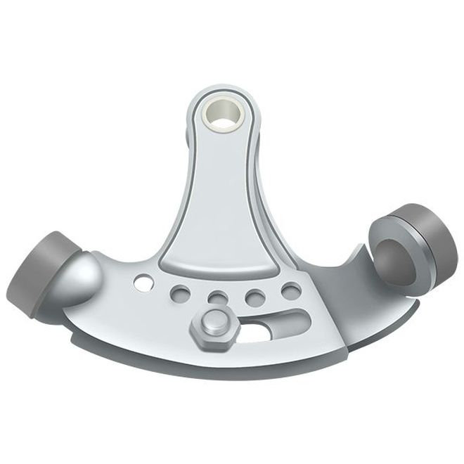Kick Stop, Polished Chrome