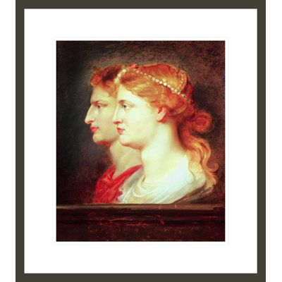 Tiberius (42BC-37AD) et Agrippina par Peter Paul Rubens - impression giclée encadrée