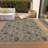 Washable Floral Indoor / Outdoor Rug-109537018