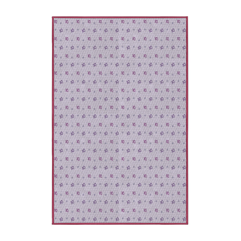 Tapis rose clair Power Loom, Rectangle 5 pi x 7 pi