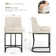 Donalda Upholstered 26'' Counter Stools With Metal Frame