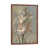 Toile avec cadre en bois brun classique
