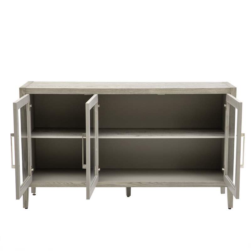 Lewiss 58.2 " W Sideboard, Gray