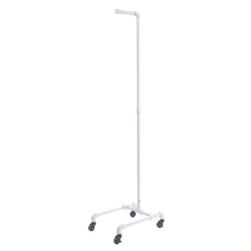 Portant à vêtements l 21 "Argent, Blanc
