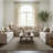 Chaki Duggans Machine Washable Cream / Off White Area Rug-769093933-769093938