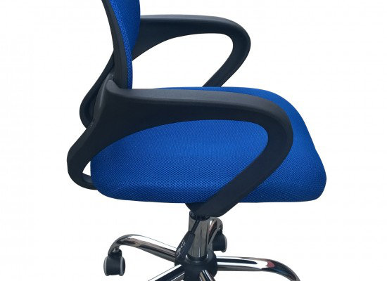 Tate Mesh Back Desk Chair, Blue