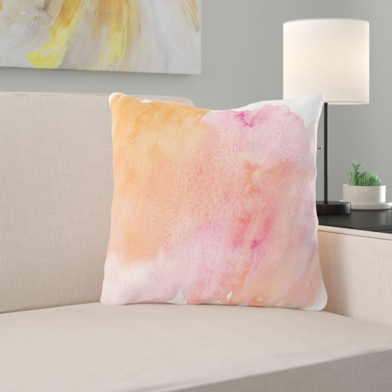 Housse et insert de coussin carré Brevard, Microsuède, Intérieur