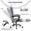 Fauteuil de massage avec chauffeur et repose-pieds