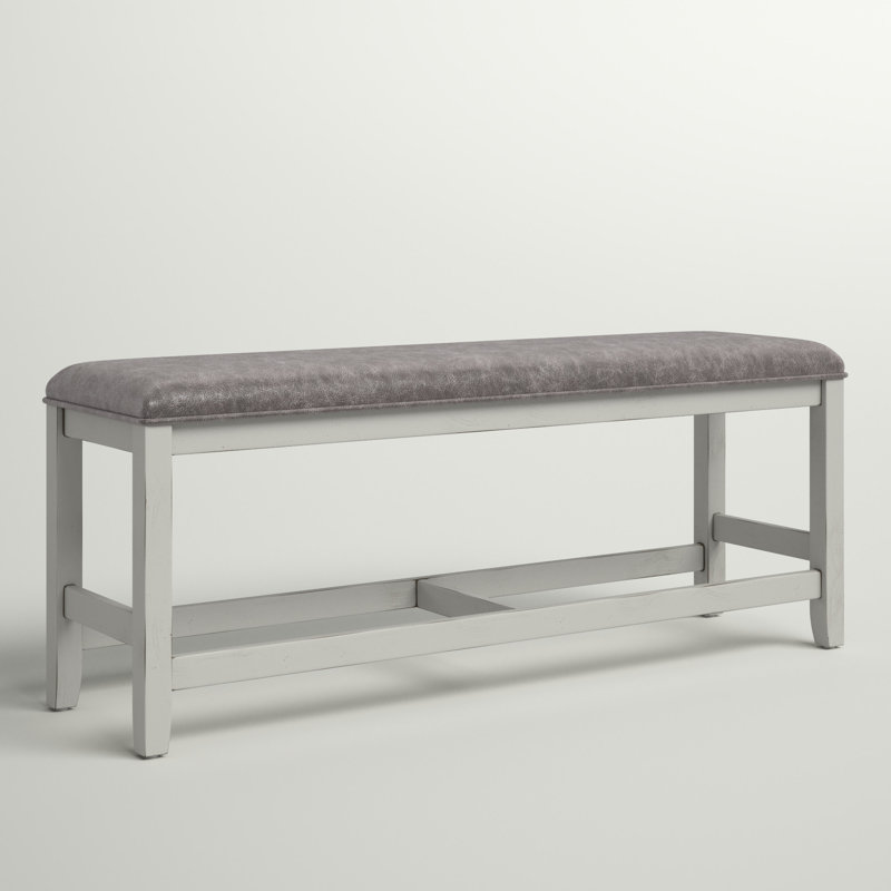 Banc rembourré Knauss, Gris pierre / gris anthracite