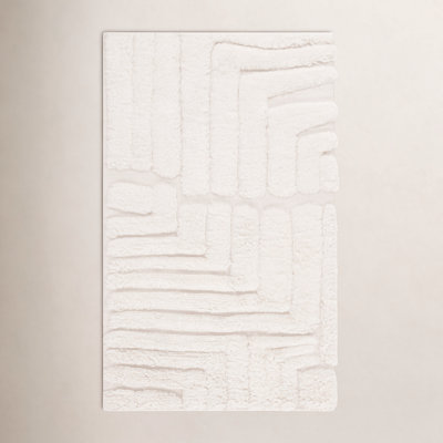 Tapis en laine à motif abstrait Fernande