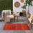 Pentworth Machine Woven Chenille Indoor/Outdoor Area Rug in Red-603683200