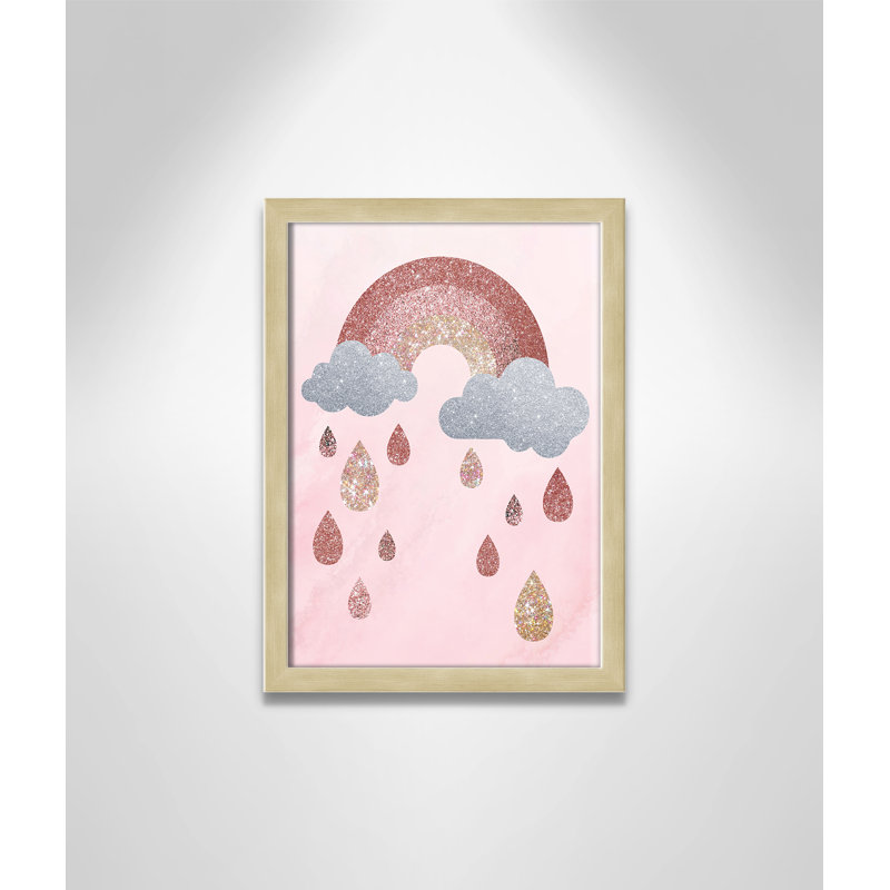 Paillettes, H 15 po x l 11 po x P 1,19 po, Cadre boîte champagne clair