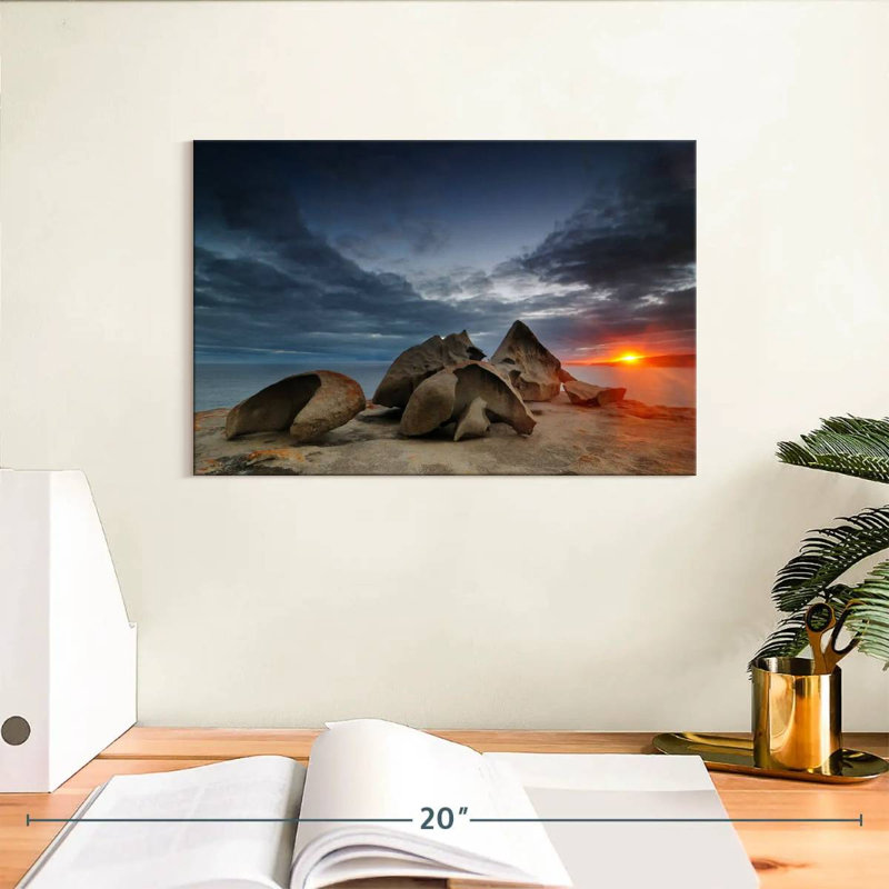 Plage Gillard Kangaroo Island, H 8 po x l 12 po