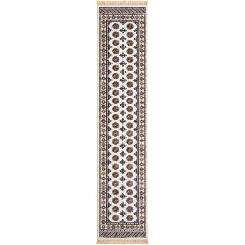 Traditional Hinshaw Area Rug Ivory Color, Runner 2'7" x 12'
