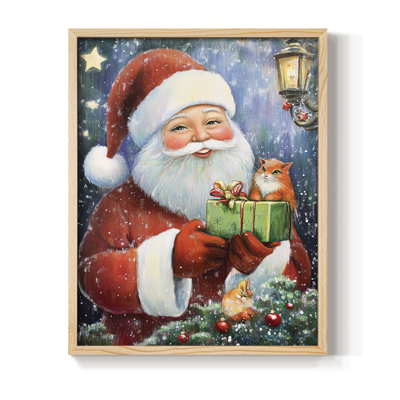 Framed Print - Solid Wood, Natural, 30" H x 24" W
