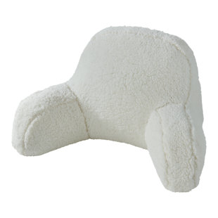 Faux Shearling Bed Rest Pillow