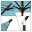 Parasol de marché 11 pi Brent-812401927