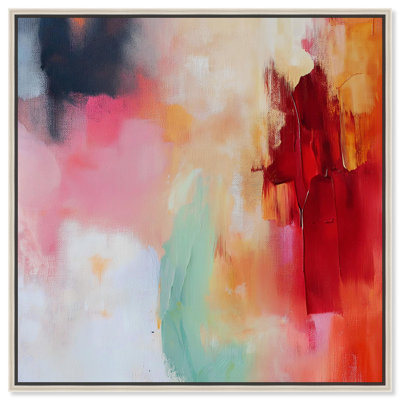 Art Remedy, toile abstraite colorée Emberglow I