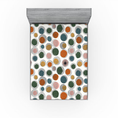 Drap-housse à motif floral Ambesonne