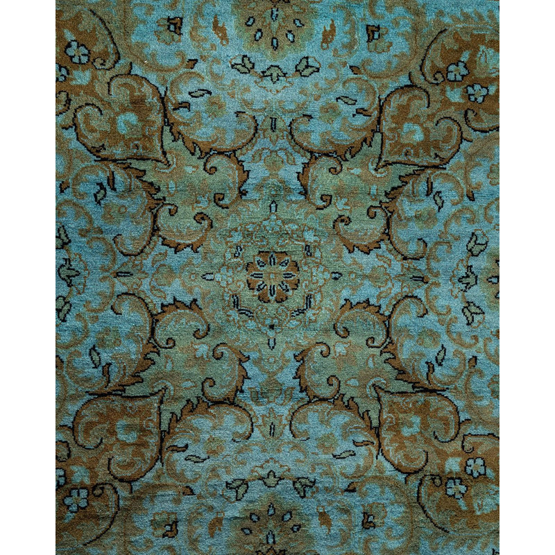 Fine Vibrance One-of-a-Kind 8' 1" X 8' 1" Hand Knotted Area Rug