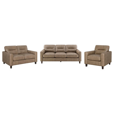 Remington Brown 3-piece Sofa Set
